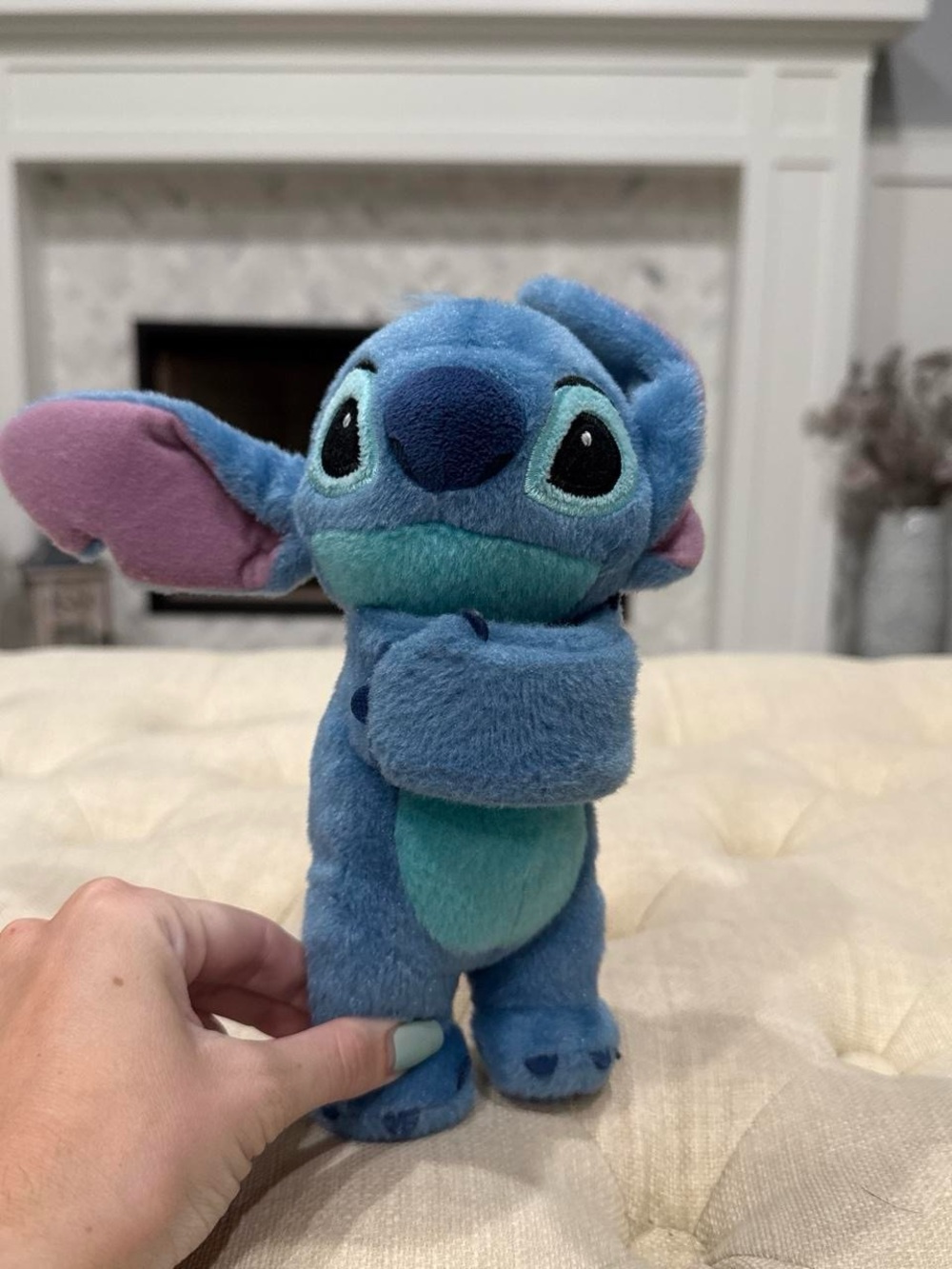 Plush Blue Alien Character Stuffed Toy - Kids Toy